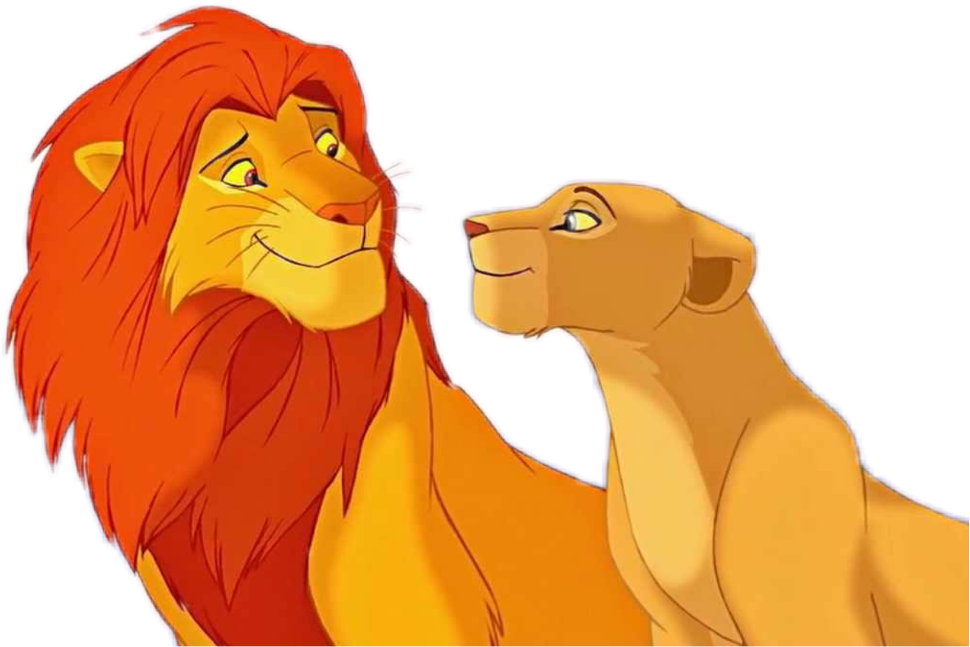 Simba Sticker - Nala Lion King Clipart (1024x1024), Png Download