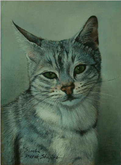 Shapiro Fine Art - Tabby Cat Clipart (960x640), Png Download