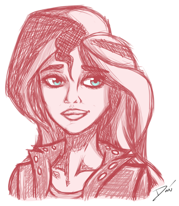 Svg Black And White Artist Fluffalodraws Bust Equestria - Sketch Clipart (1280x720), Png Download