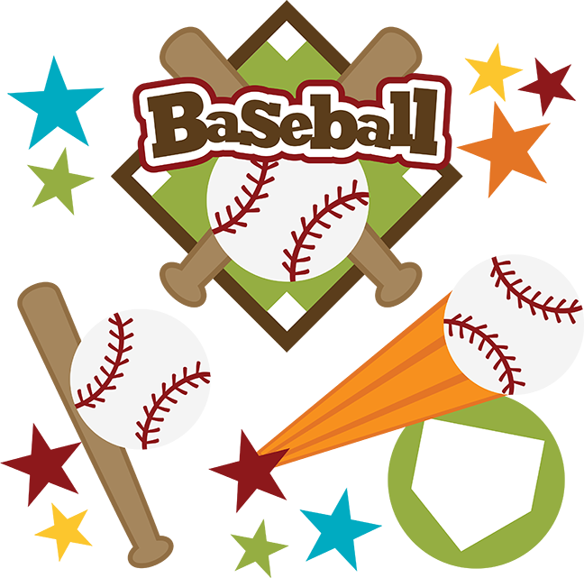 Graphic Stock Rr Collections - Scrapbook Baseball Clipart (648x641), Png Download