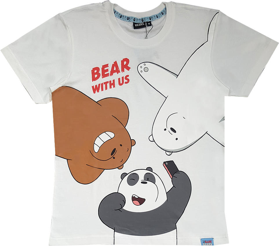 We Bare Bears Graphic T-shirt - We Bare Bears T Shirt Clipart (1024x1024), Png Download