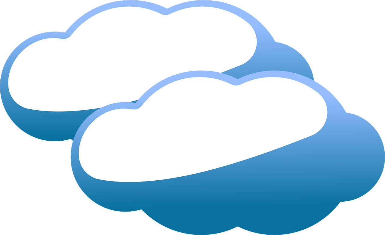 Cloud Shadow Weather Icon Png Image - Nubes Con Sombra Clipart (1280x782), Png Download