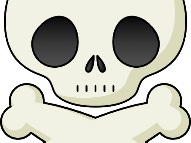 Skeleton Clipart Nose - Skull And Crossbones - Png Download (640x480), Png Download
