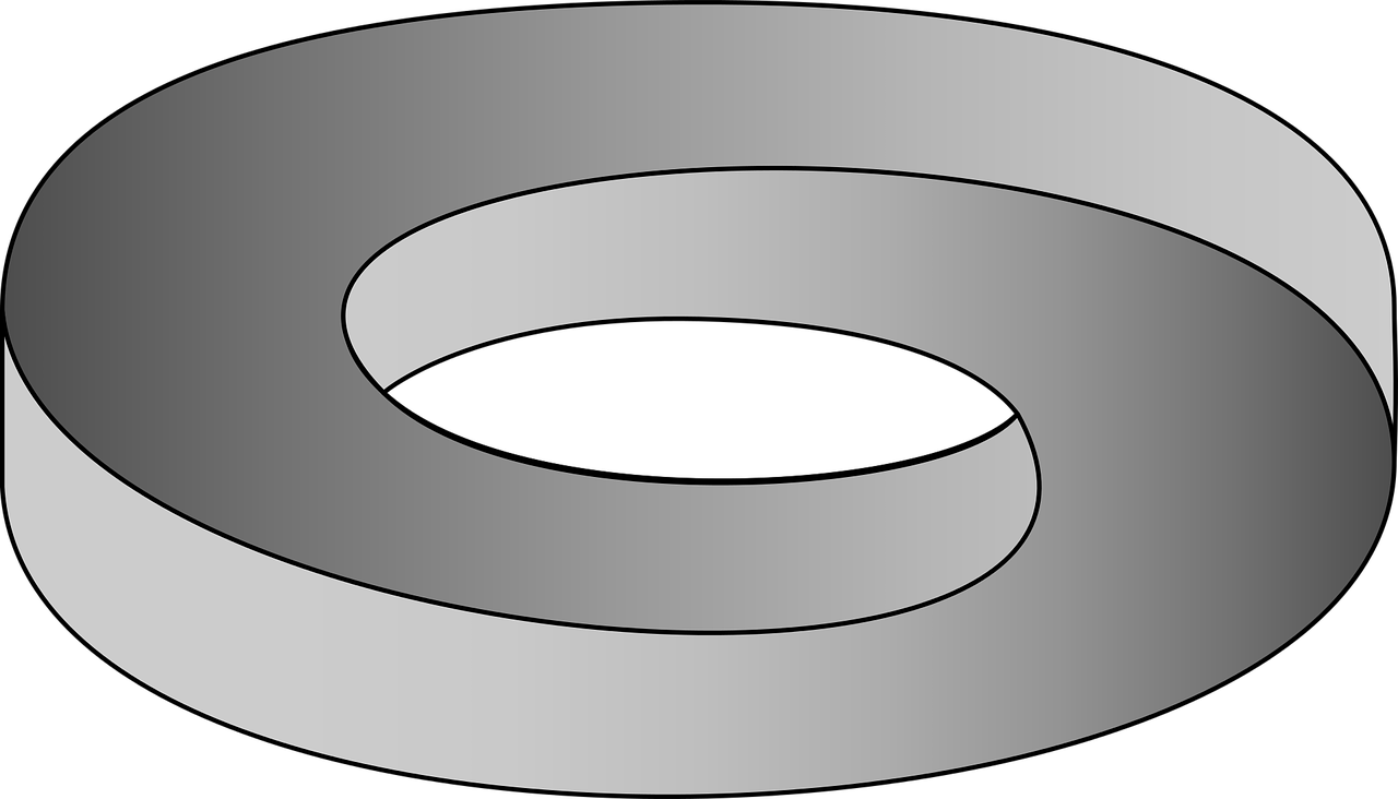 Curves Doughnut Gradient Png Image - Optical Illusion Clip Art Transparent Png (1280x732), Png Download