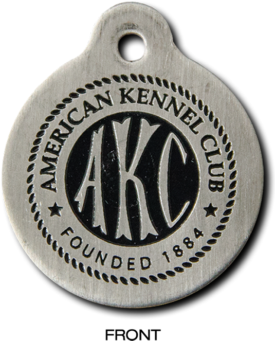 Replacement Microchip Tag - American Kennel Club Clipart (550x686), Png Download