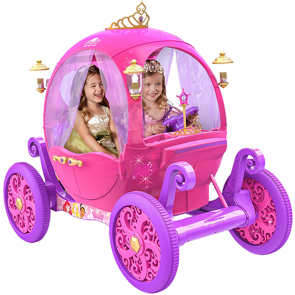 A Celebrated Fairy Tale Comes To Life With The 24v - Princess Carriage Power Wheels Clipart (600x600), Png Download