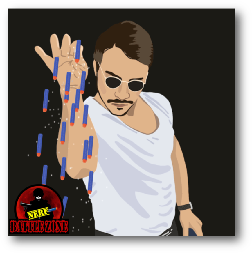 #saltbae #nerfbae #nerf - Salt Bae Animated Gif Clipart (868x869), Png Download