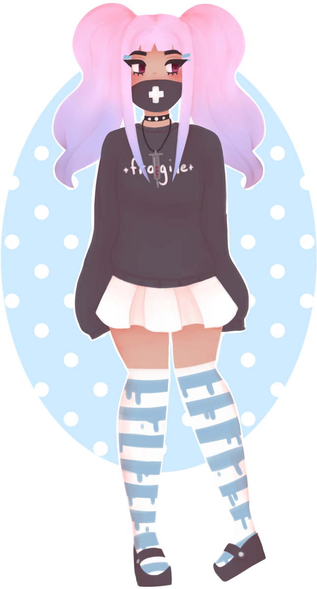 Doodles Pastel Galleryneed Kawaii Cute Transparent - Illustration Clipart (1221x1280), Png Download