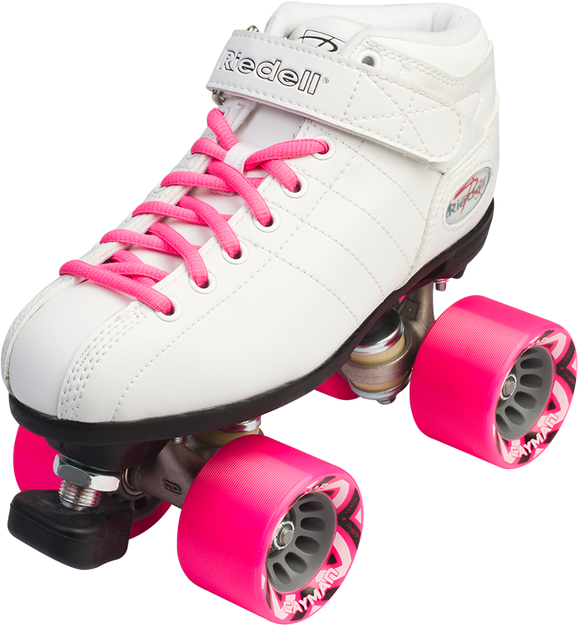 Riedell R3 White Roller Skate Set - White Riedell Roller Skates Clipart (1000x1000), Png Download