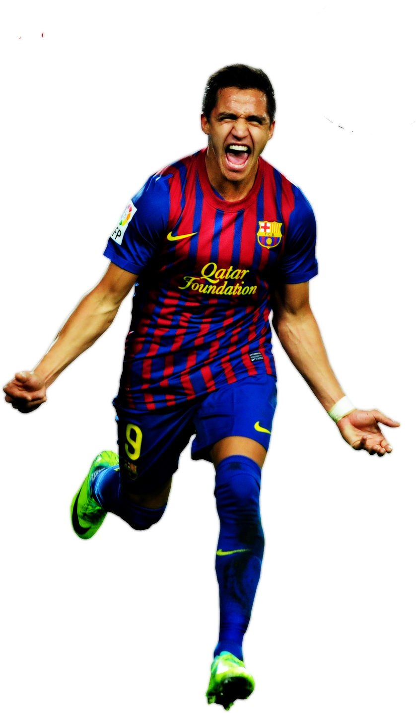 Alexis Sanchez Barcelona Png Clipart (838x1436), Png Download
