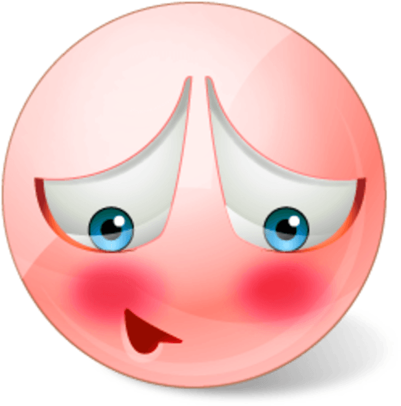 Blushing Clipart - Png Download (600x600), Png Download