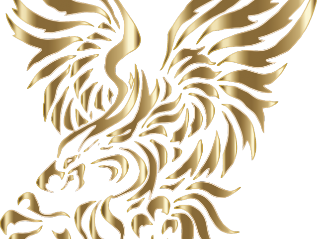 Golden Eagle Clipart Transparent Background - Eagle Tattoo Designs For Men - Png Download (640x480), Png Download