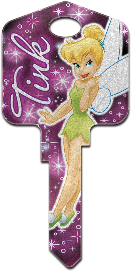D90- Tinker Bell Glitter - Cartoon Clipart (480x959), Png Download