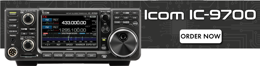 Icom Ic 9700 Clipart (1066x361), Png Download