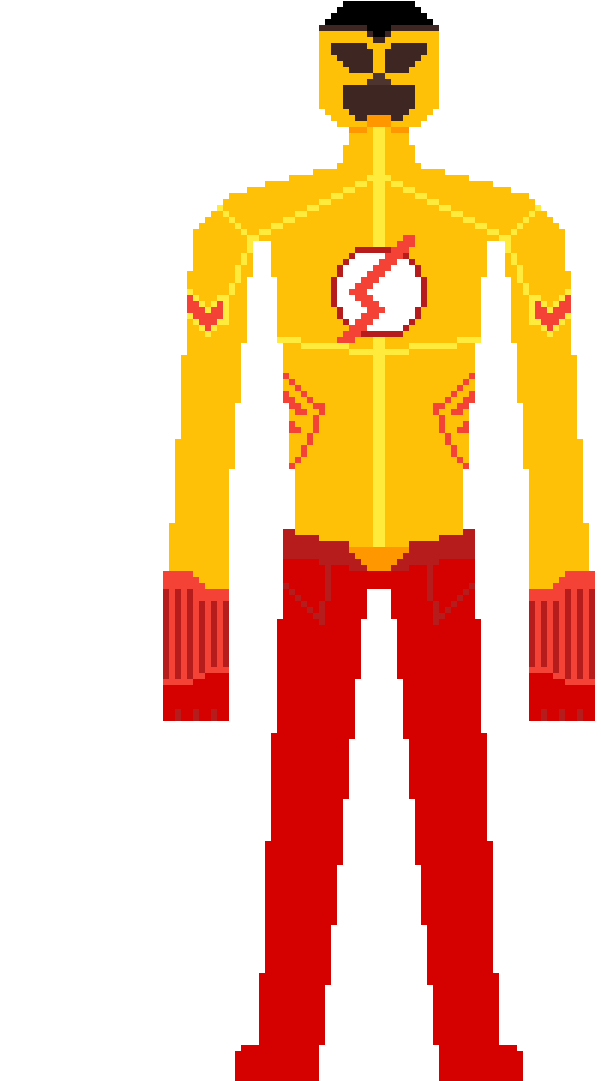 Kid Flash - Iron Man Clipart (900x1200), Png Download