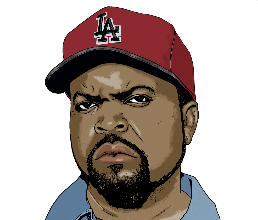 Ice Cube Rapper Png - Ice Cube Nwa Png Clipart (1200x838), Png Download