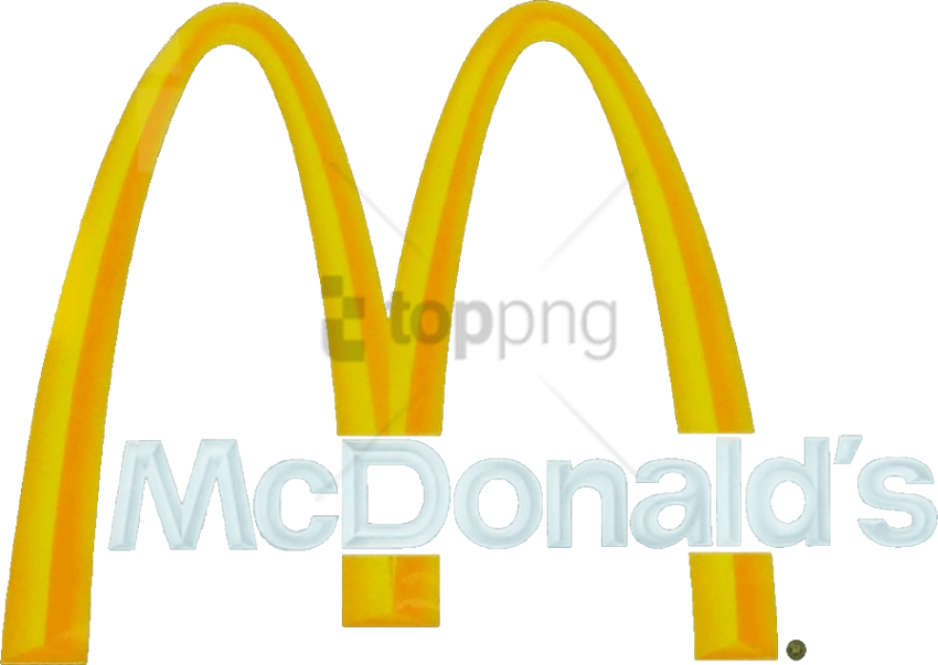 Mc Donalds Png - Mcdonalds Window Logo Clipart (850x603), Png Download