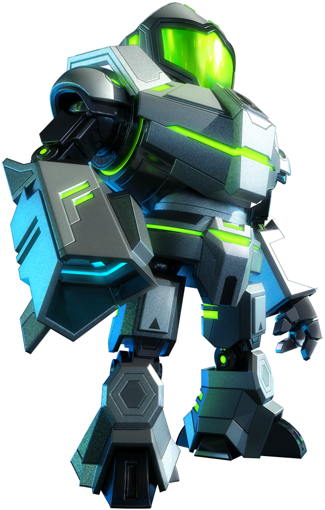 Metroid Prime Png - Metroid Prime Federation Force Green Clipart (1200x1200), Png Download
