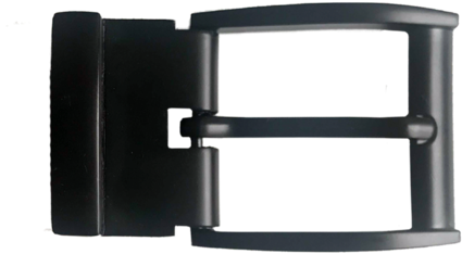 Classic Black Metal Buckle - Belt Clipart (600x600), Png Download