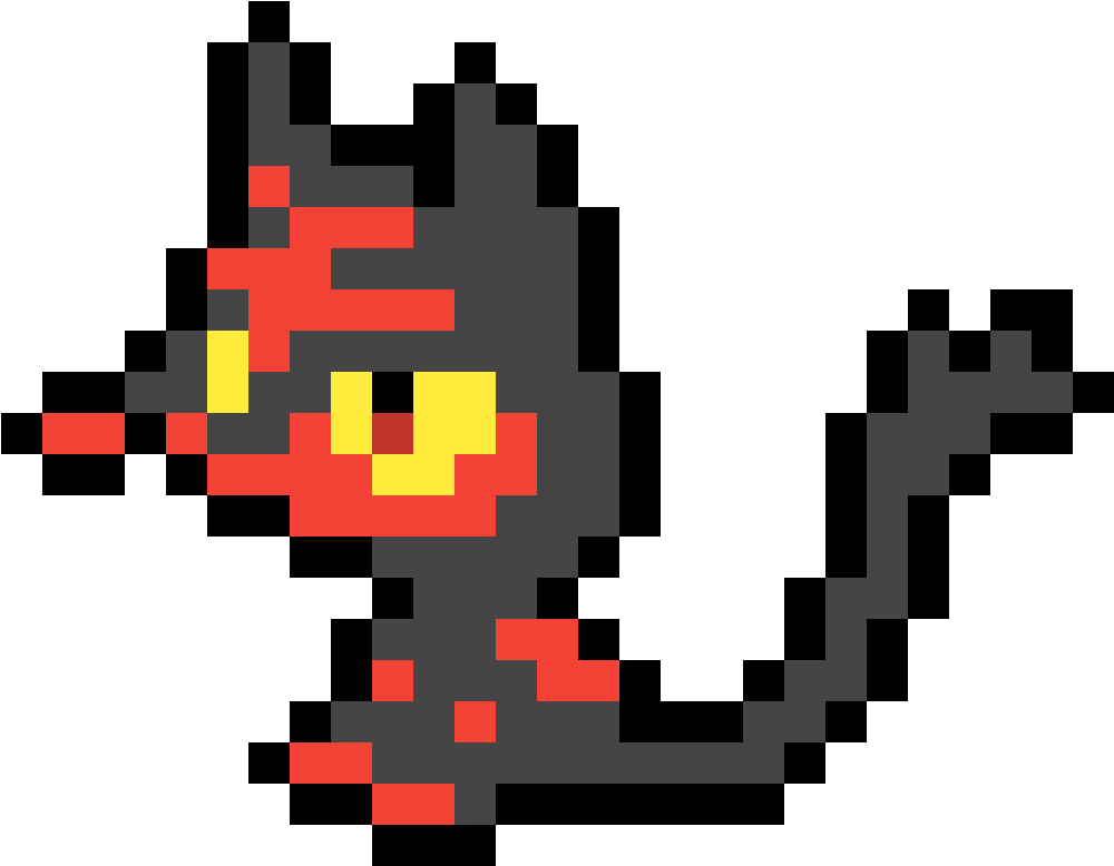 Litten - Pixel Art Pokemon Litten Clipart (1184x1184), Png Download