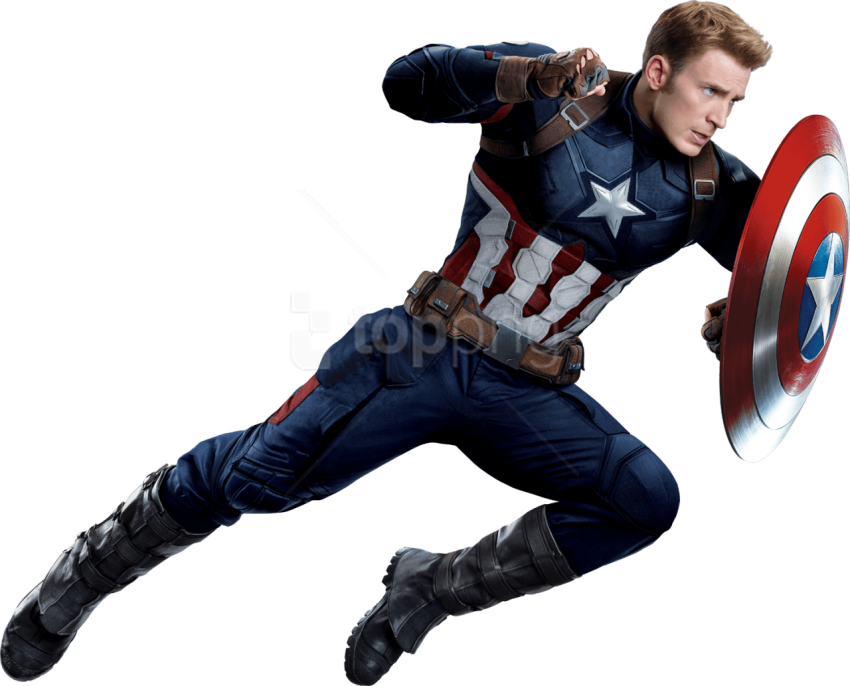 Free Png Captain America Winter Soldier Png - Captain America Full Body Clipart (850x686), Png Download