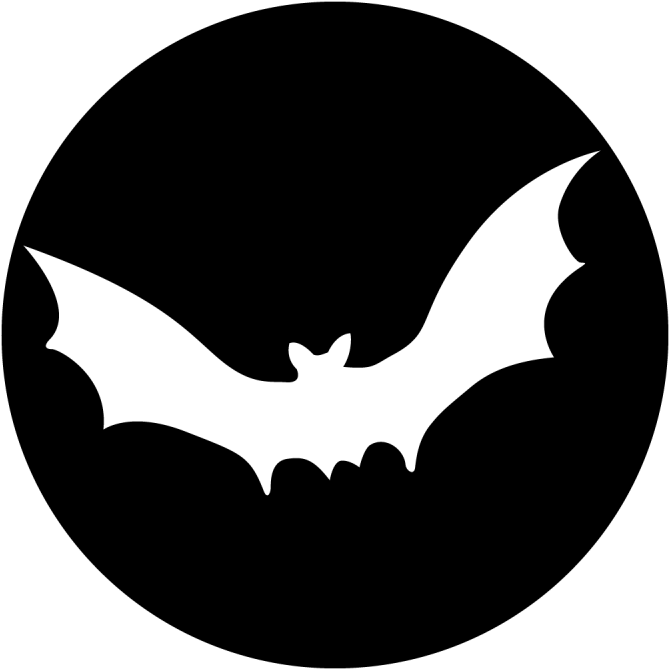 Plain Bat - Gobo Bat Clipart (800x800), Png Download