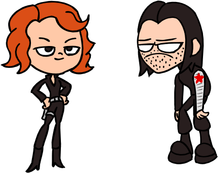 I Did Actually Start Another Drawing Today Too - Black Widow Drawn Clipart (759x429), Png Download