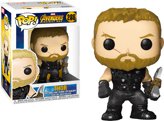 Pop Marvel Avengers Infinity War Thor Clipart (600x600), Png Download