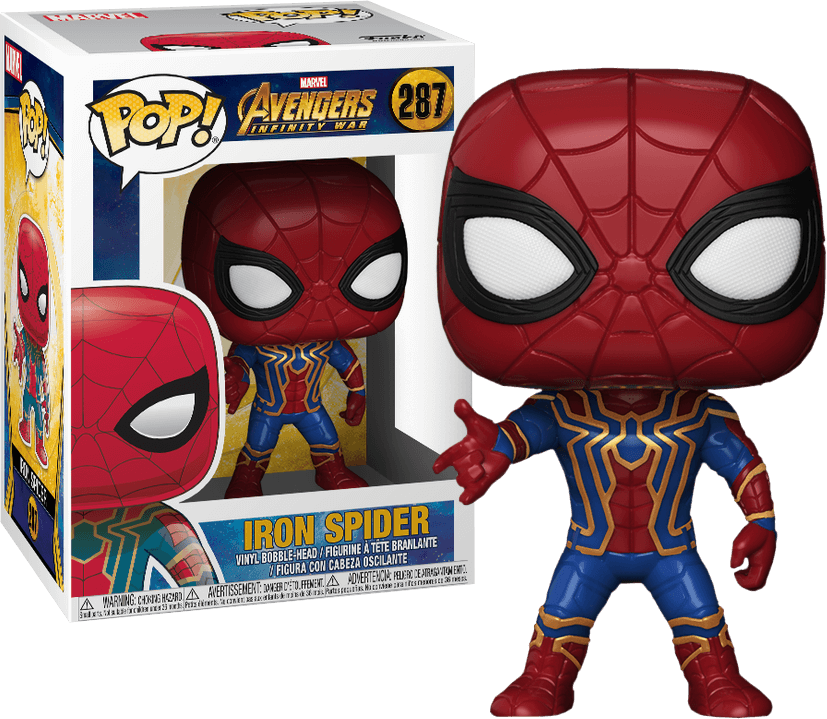 Avengers Infinity War - Spider Man Funko Pop Infinity War Clipart (827x719), Png Download