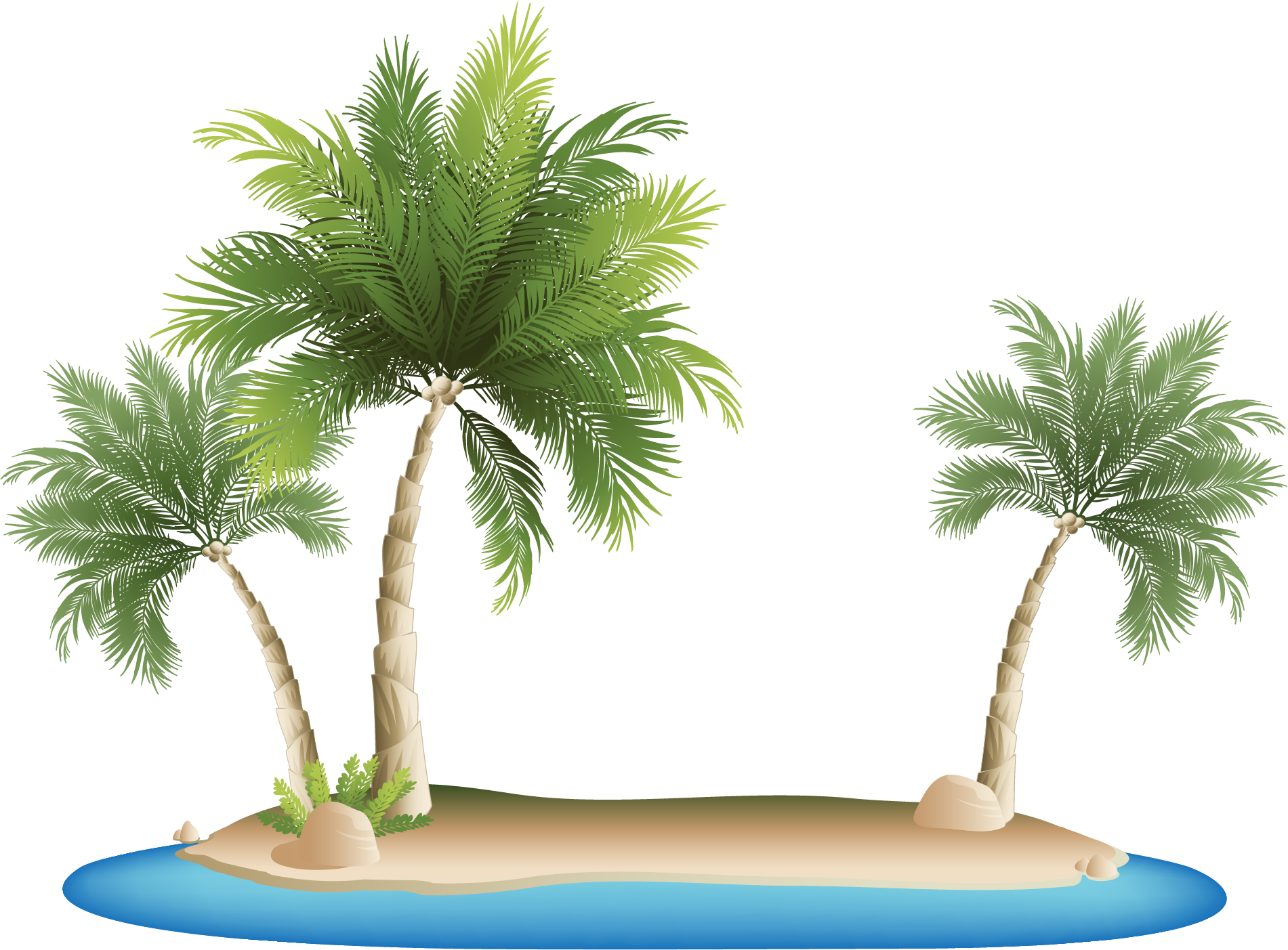 Islands Tropical Resort Clip Art Island Sea Ⓒ - Travel And Tours Background - Png Download (1901x1403), Png Download