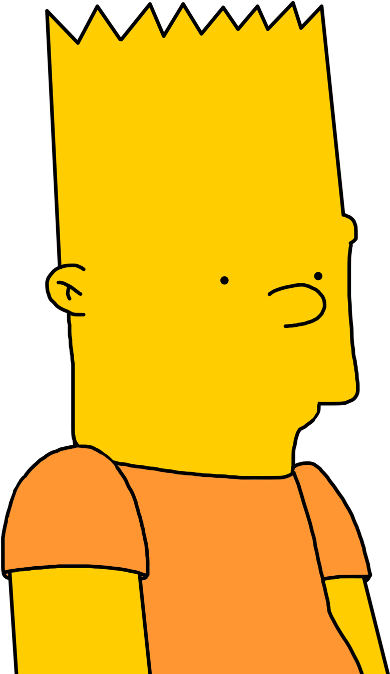 Simpsons Drawing Face - Bart Simpson Poker Face Clipart (1600x1600), Png Download