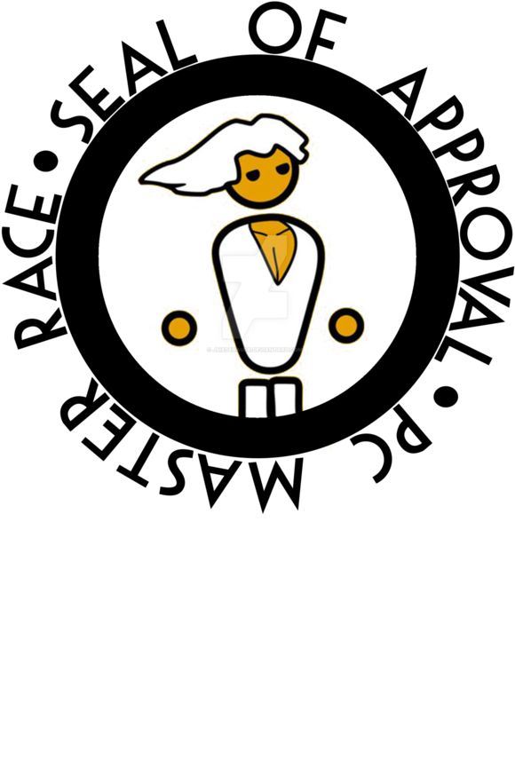 Pc Master Race Png - Cartoon Clipart (580x855), Png Download