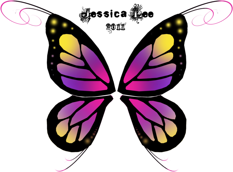 Stock Butterfly Wings By Daftopia-d424slm - Brush-footed Butterfly Clipart (771x570), Png Download