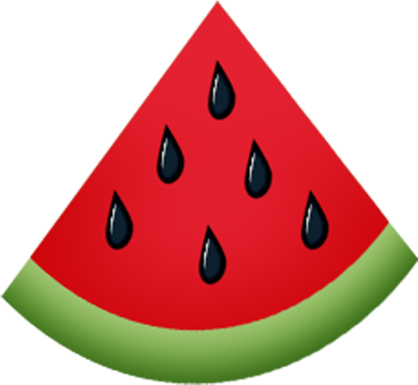 Watermelon Slice Svg File Free Svg Files Free Svg Cut - Red Fruits And Vegetables Clipart - Png Download (623x576), Png Download