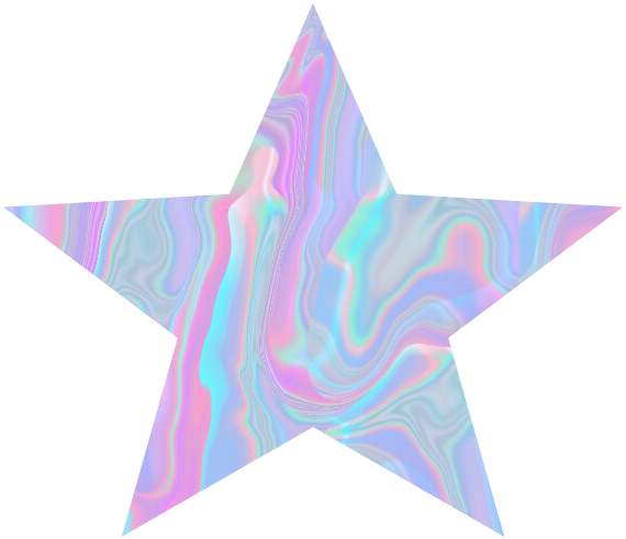 #holo #holographic #star #shape #background - Clip Art - Png Download (570x491), Png Download