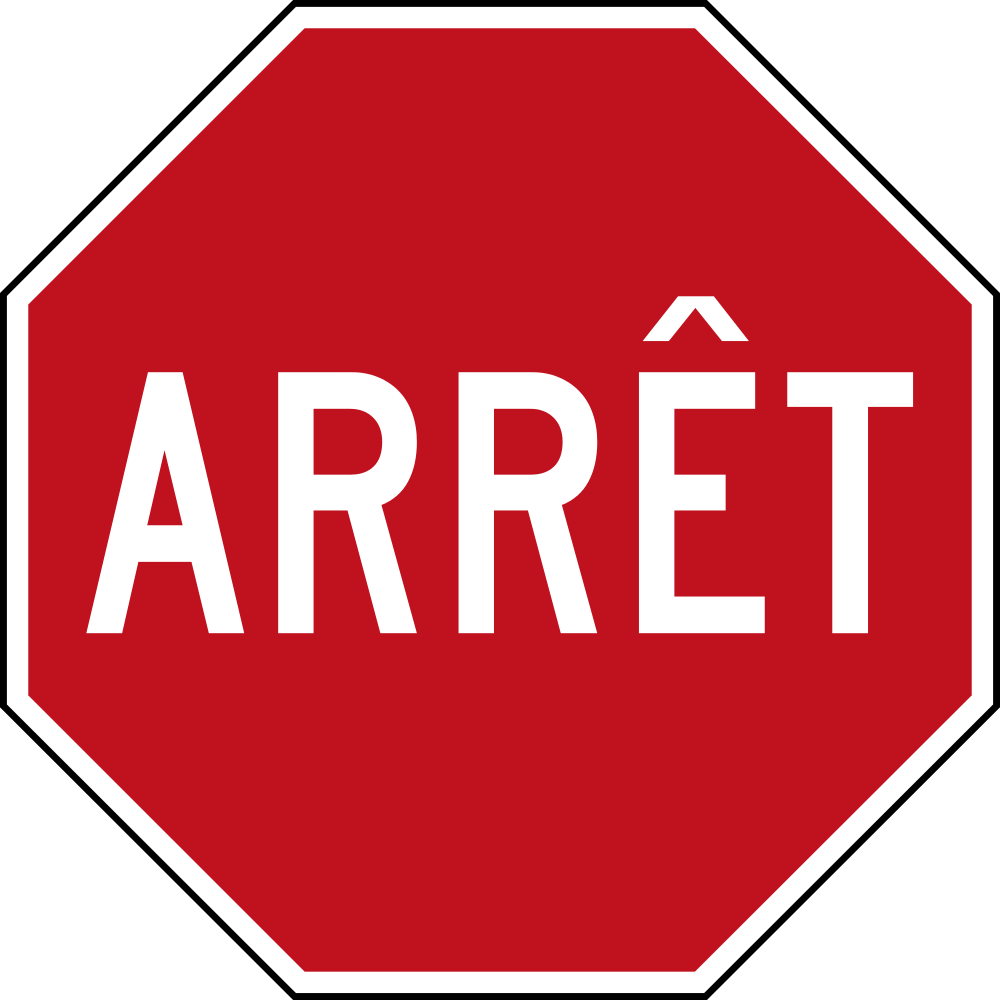 French Clipart Sign - Wendake, Quebec - Png Download (1000x1000), Png Download
