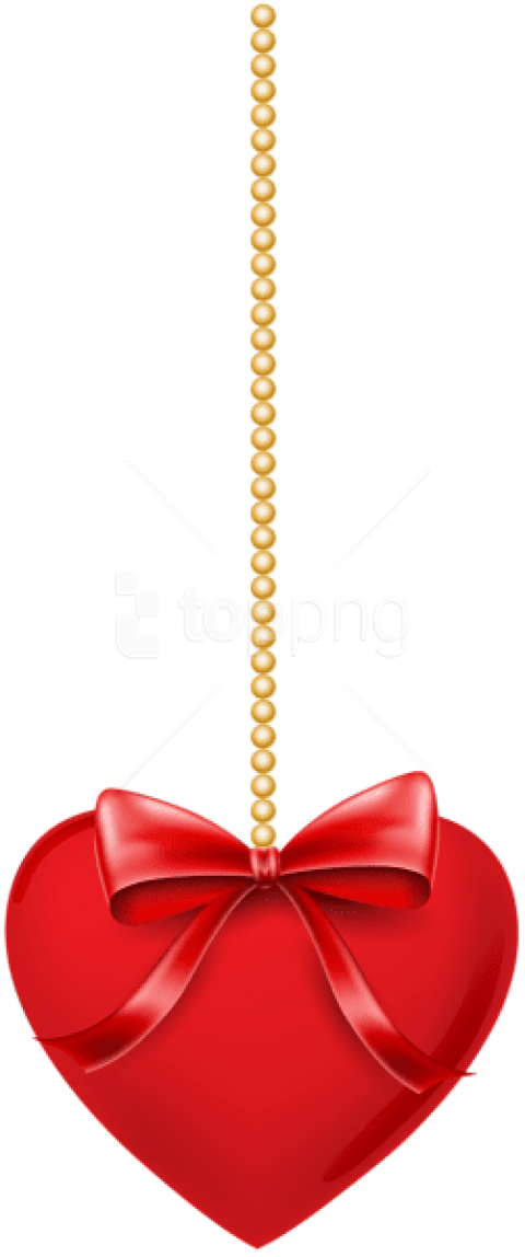 Free Png Hanging Heart Png Images Transparent - Hanging Heart Clipart Png (480x1148), Png Download