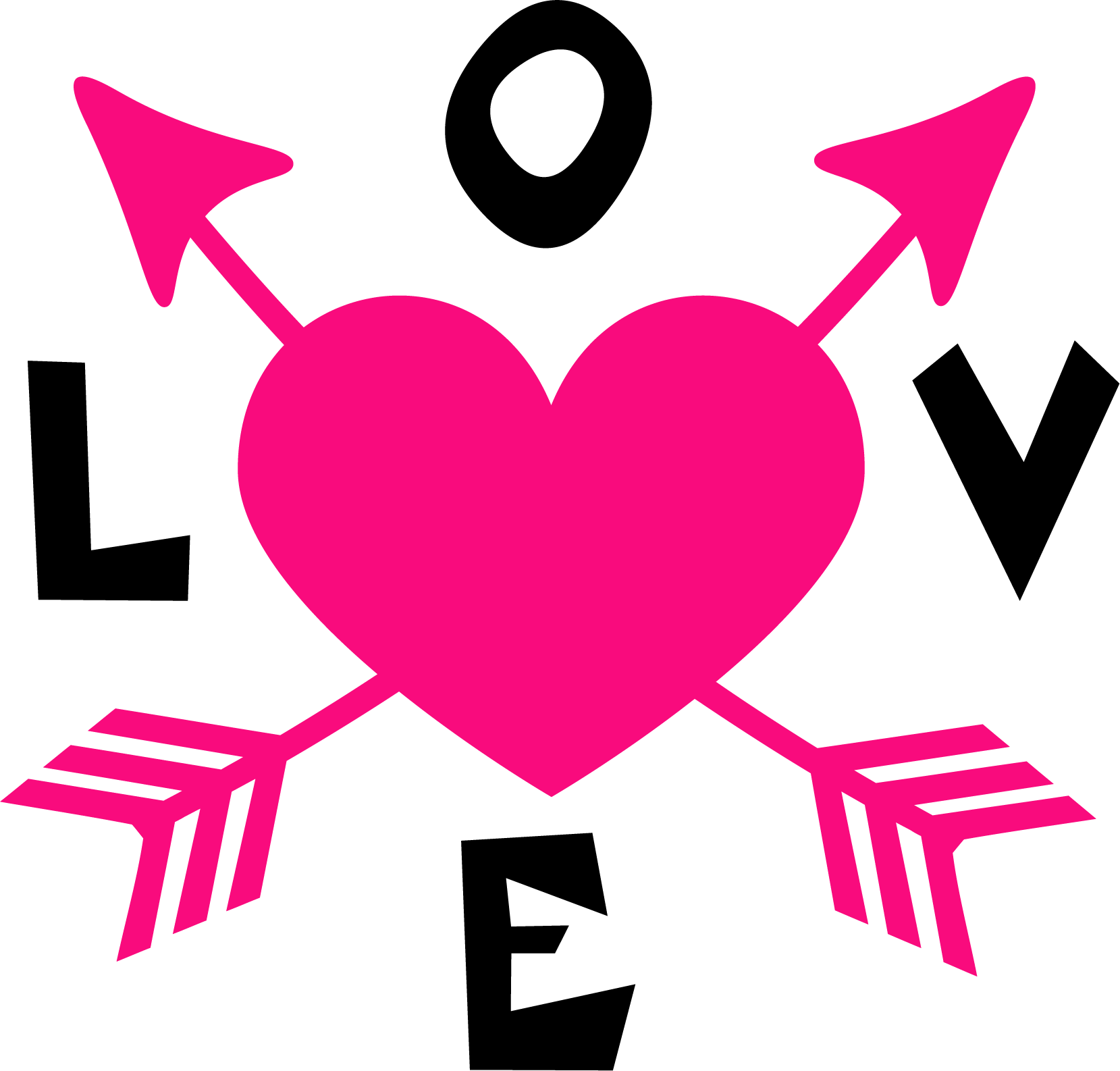 Love Arrow Clipart (1200x1147), Png Download