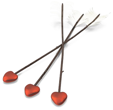 Heart Cupid Arrow Png Free Download - Wood Clipart (600x600), Png Download