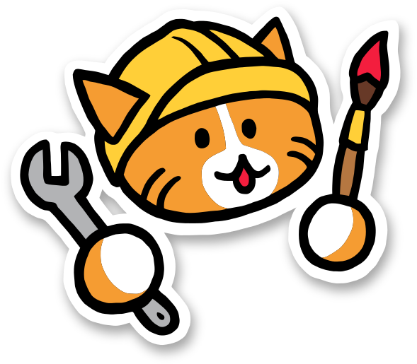 Neocities Cat Clipart (599x526), Png Download