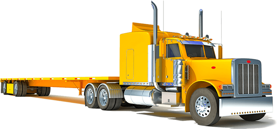 Shipping Containers Delivery Truck - Trailer Truck Clipart (919x430), Png Download