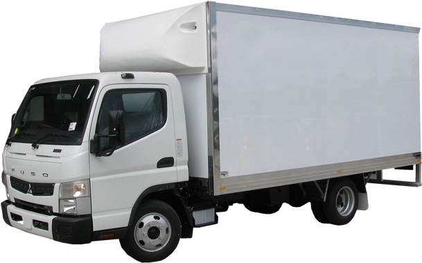 Truck Transparent Delivery Service - Trailer Truck Clipart (1000x400), Png Download