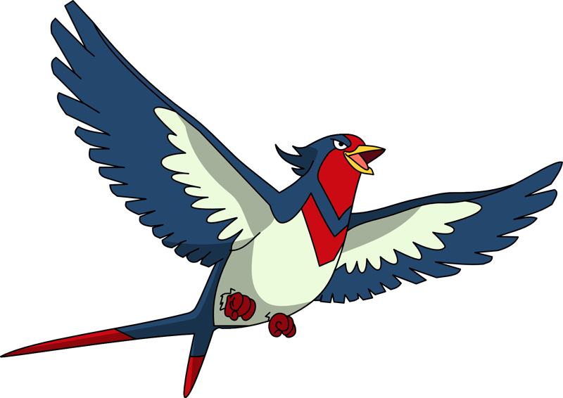 View 2277 Shiny Swellow , - Pokemon Swellow Clipart (800x566), Png Download