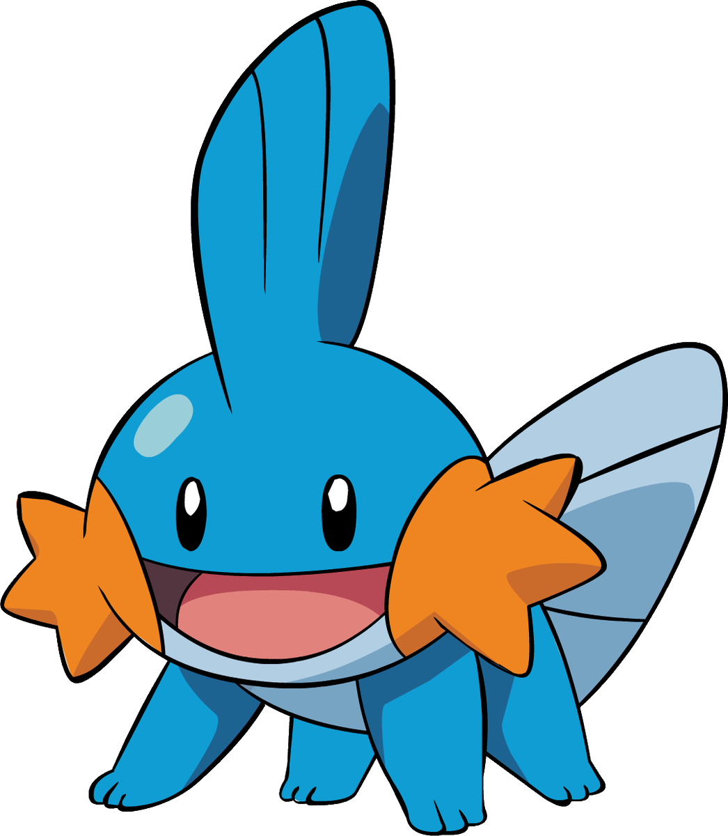 Leon - Mudkip Pokemon Clipart (1046x1200), Png Download
