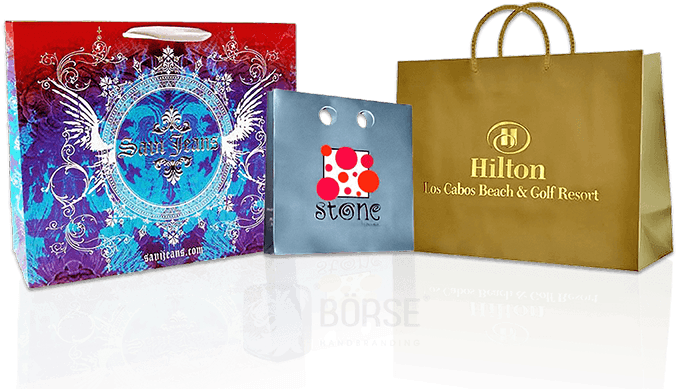Custom Hot Stamped Paper Shopping Bags - Hot Stamping Ejemplos Clipart (800x480), Png Download