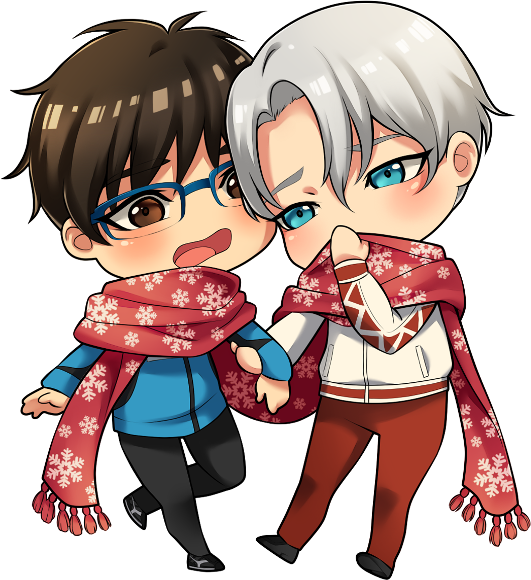 Books Movies Anime = Love Yuri On Ice, Anime Love, - Yuri On Ice Victor X Yuri Clipart (1200x1200), Png Download