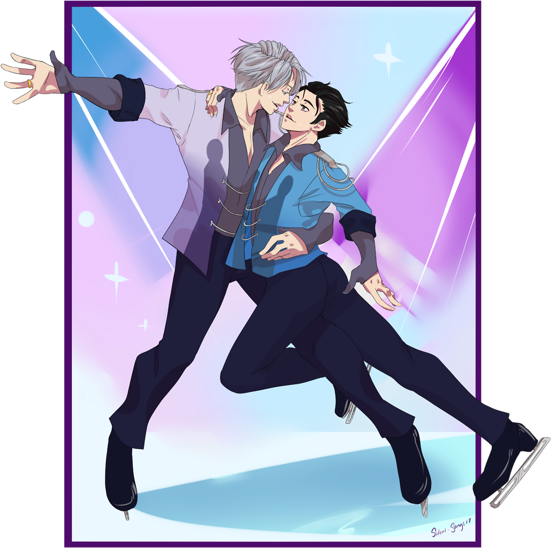 Yuri On Ice I Just Binged The Season And I Am Sad At - Cartoon Clipart (1280x1164), Png Download