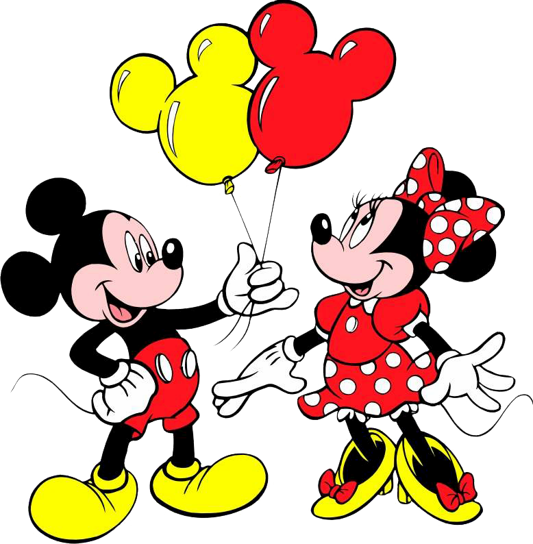 Cartoon Mickey And Minnie Mouse Clipart (778x794), Png Download
