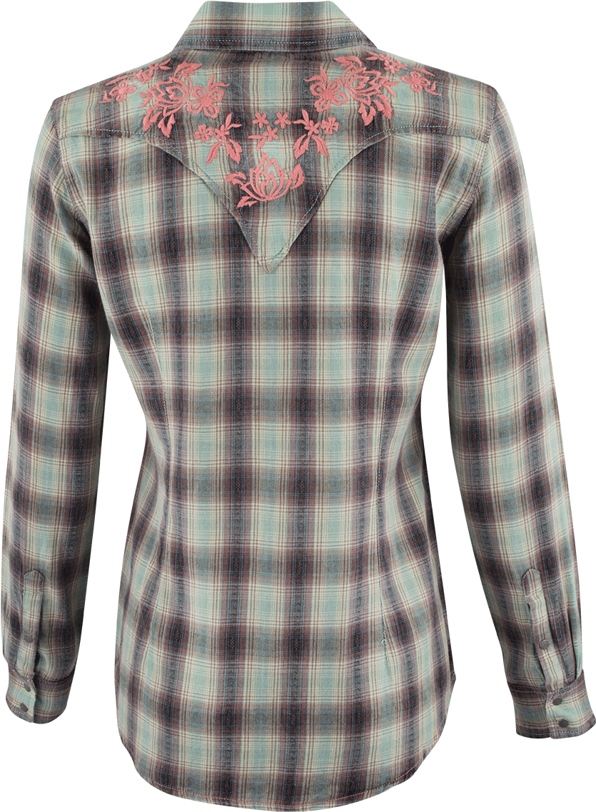 Ryan Michael Ombre Dobby Plaid Shirt - Shirt Clipart (870x1280), Png Download