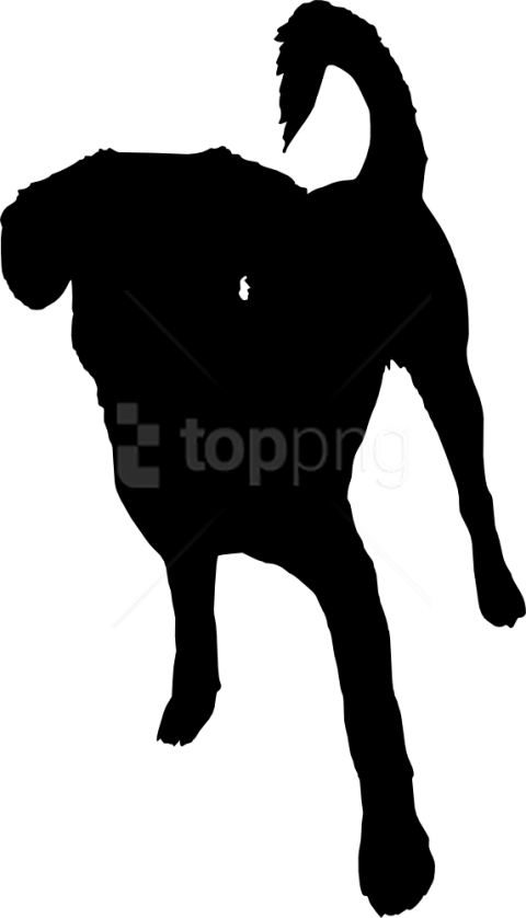 Free Png Dog Silhouette Png - Dog Silhouette Transparent Background Clipart (480x838), Png Download